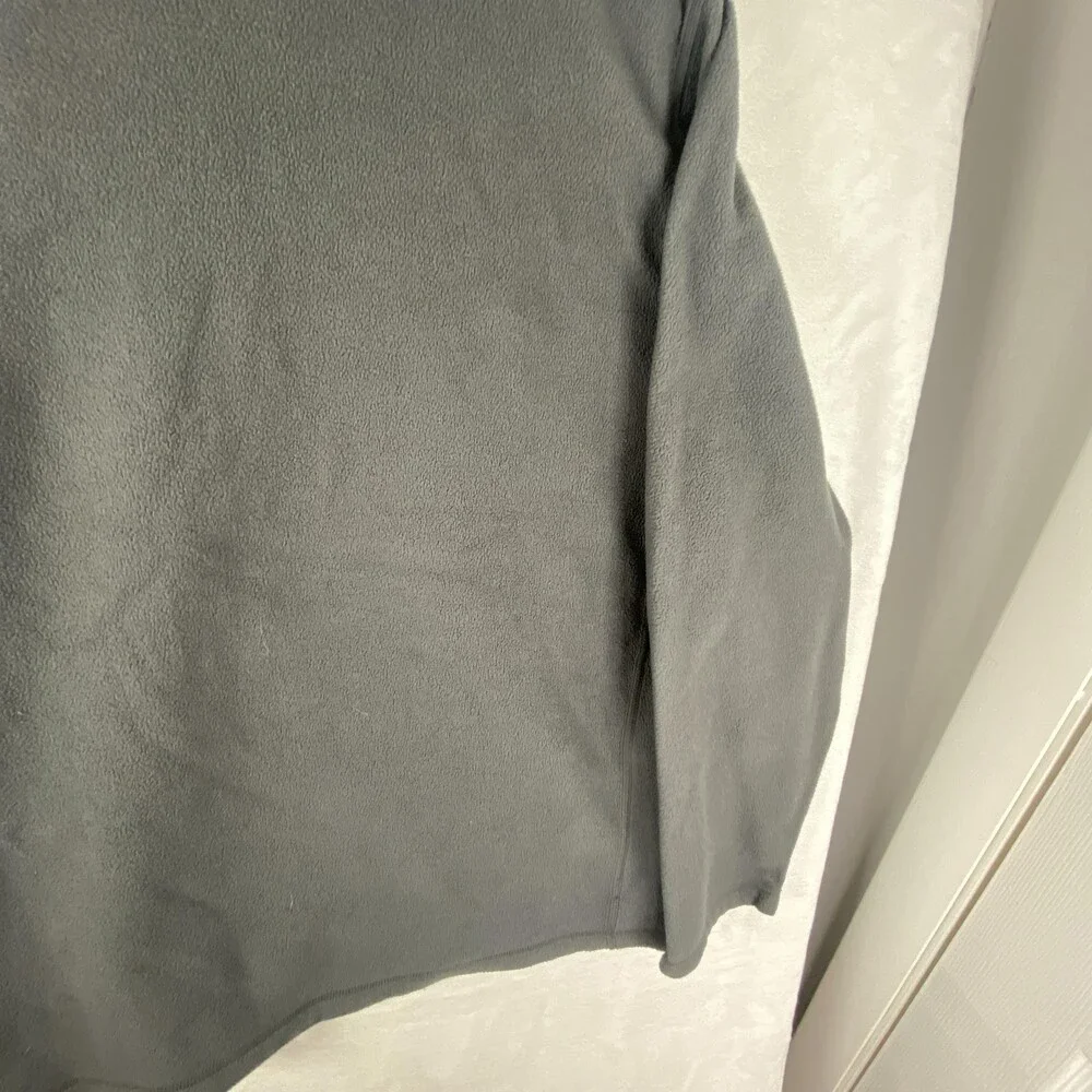 The North Face TKA 100 Glacier Fleece Jacket Mens Large Gray 1/4 Zip Pullover